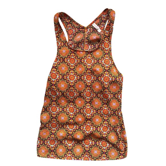 Xhilaration Women’s Kaleidoscope Tie-Dye Tank Top Size Large - Multicolor - Picture 1 of 4